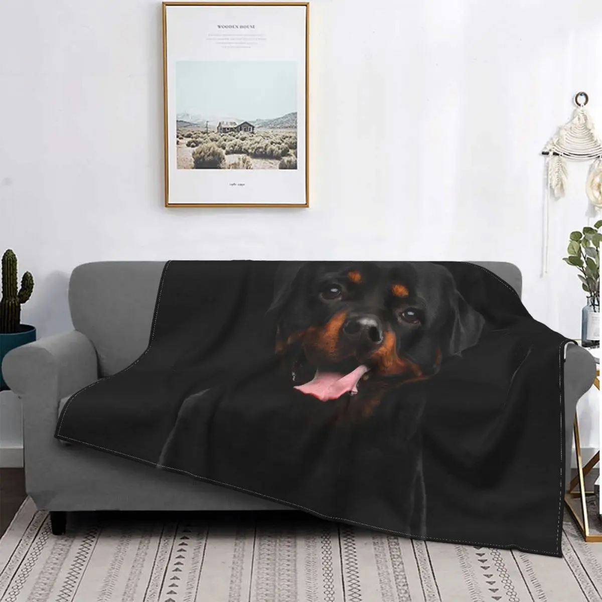 Rottweiler Dog Blanket Flannel Gift for Animal Dogs Lover Lightweight Throw Blankets for Airplane Travel Bedspread
Rottweiler Dog Blanket Flannel Gift for Animal Dogs Lover Lightweight Throw Blankets for Airplane Travel Bedspread