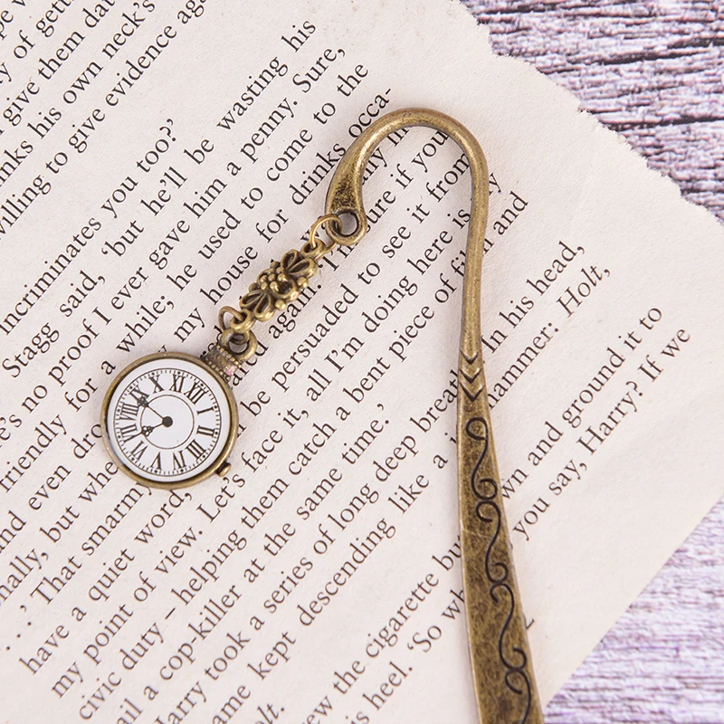 Vintage Retro Alloy Metal Bookmark Clock Forest Book Marker Paper Clips Creative Gift For Kids Stationery Student
Vintage Retro Alloy Metal Bookmark Clock Forest Book Marker Paper Clips Creative Gift For Kids Stationery Student