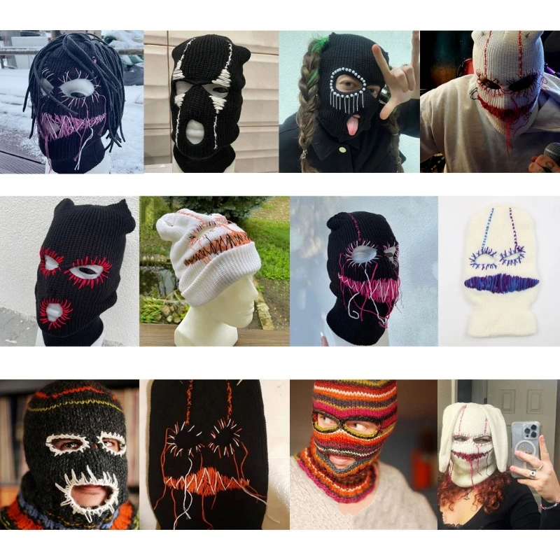 Halloween Balaclava Knitted Balaclava Distressed Scary Balaclava Funny Balaclava Face Mask Balaclava Hooded Party Hat
Halloween Balaclava Knitted Balaclava Distressed Scary Balaclava Funny Balaclava Face Mask Balaclava Hooded Party Hat