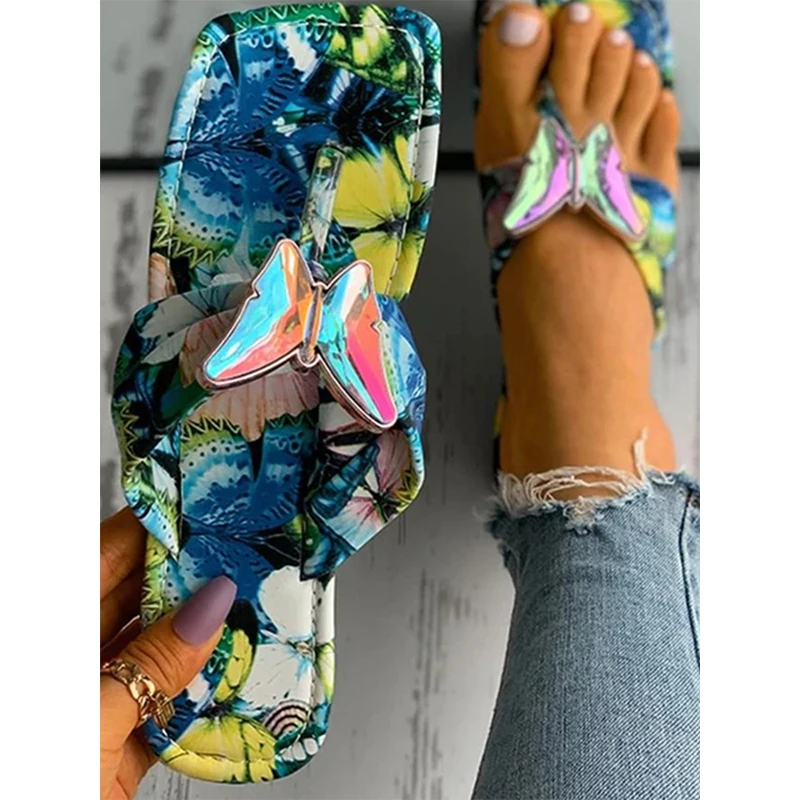 New Women Flip Flops Trendy Print Bow-knot Decoration Women Slippers Flat Heel Sandals Outdoor Sexy Summer Beach Woman Shoes
New Women Flip Flops Trendy Print Bow-knot Decoration Women Slippers Flat Heel Sandals Outdoor Sexy Summer Beach Woman Shoes