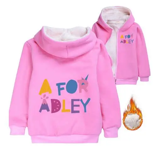 A for Adley Fleece Jacket Boy Hoodie Children's Clothing Girl Hooded Warm Jacket Zipper Windbreaker Baby Children Jacket
A for Adley Fleece Jacket Boy Hoodie Children's Clothing Girl Hooded Warm Jacket Zipper Windbreaker Baby Children Jacket