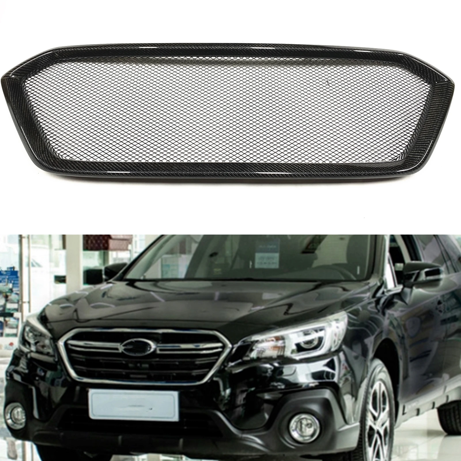 Front Grille For Subaru Outback Sport 2020 2021 2022 Real Carbon Fiber/Fiberglass Car Upper Bumper Hood Mesh Grid Racing Grills
Front Grille For Subaru Outback Sport 2020 2021 2022 Real Carbon Fiber/Fiberglass Car Upper Bumper Hood Mesh Grid Racing Grills