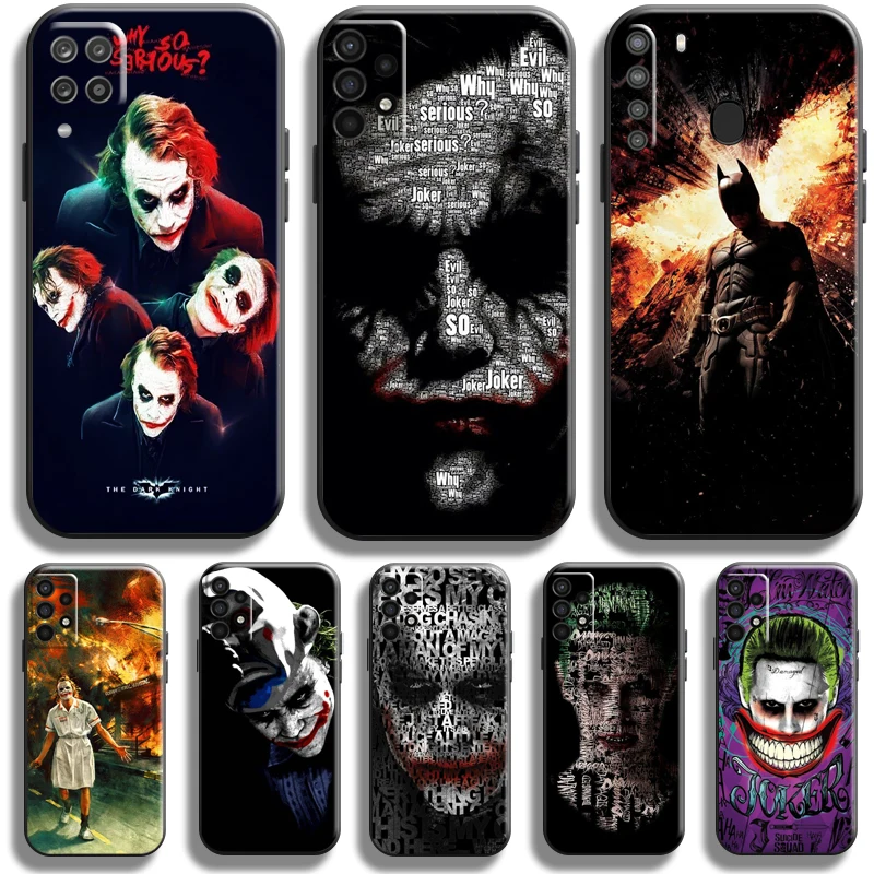 

Marvel Bat-Man Joker Clown For Samsung Galaxy A11 A12 A20 A20E A21 A21S A22 A30 A31 A32 A51 A52 A70 A71 A72 5G Phone Case Black