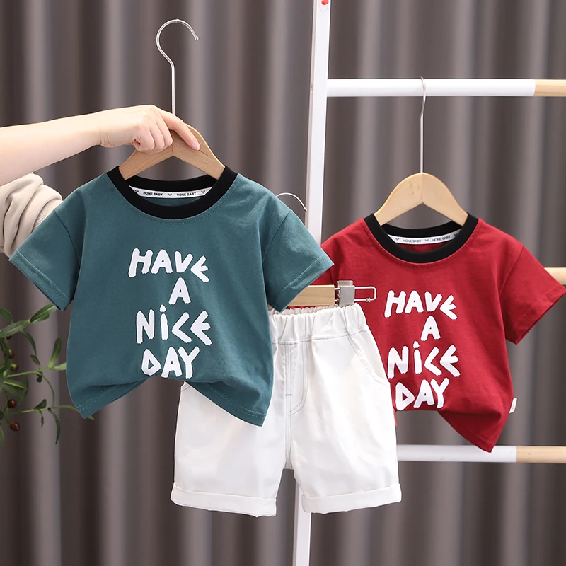 Toddler Boy Summer Clothing Set Children Cotton Print Letter Daily Outdoor Suit Short Casual Outfit for Baby Boy Kid Set Clothes
Toddler Boy Summer Clothing Set Children Cotton Print Letter Daily Outdoor Suit Short Casual Outfit for Baby Boy Kid Set Clothes