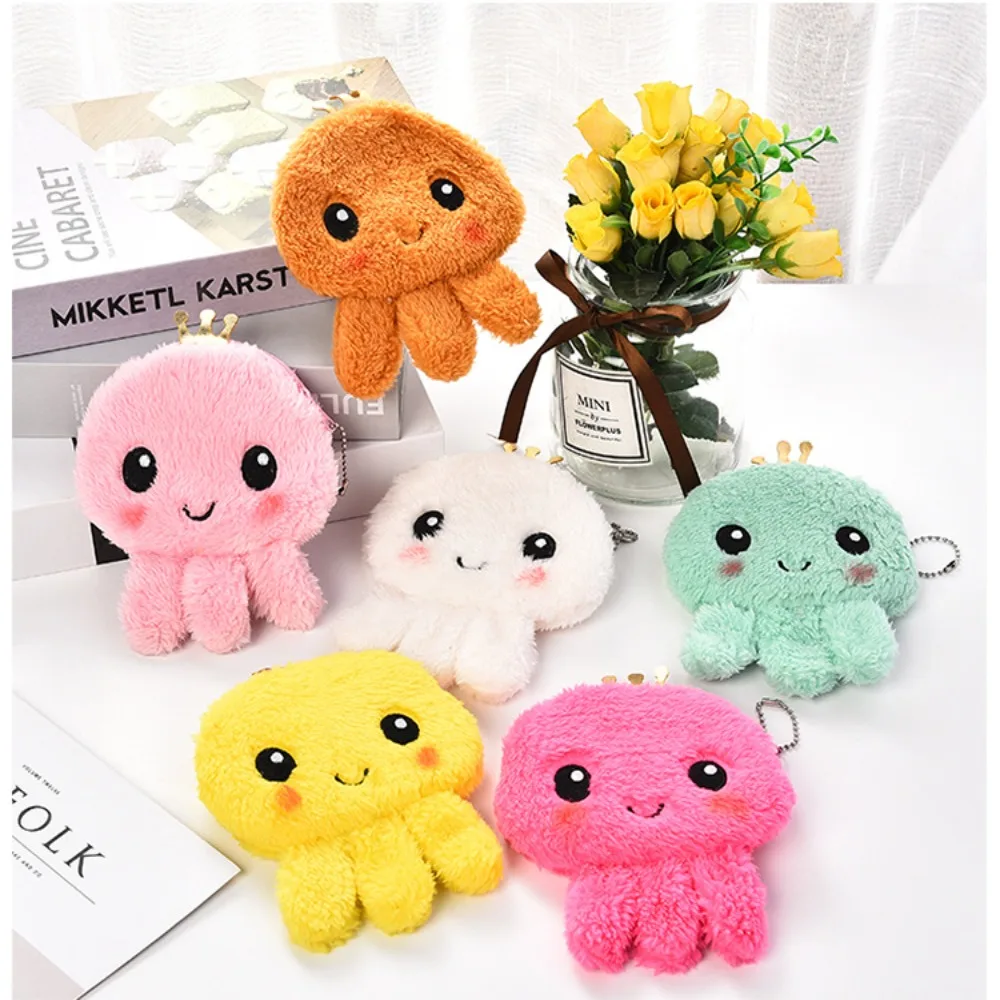 Cute Funny Plush Octopus Coin Purse for Women Girls Children Mini Zipper Wallet Card Earphone Key Bags Storage Pouch
Cute Funny Plush Octopus Coin Purse for Women Girls Children Mini Zipper Wallet Card Earphone Key Bags Storage Pouch