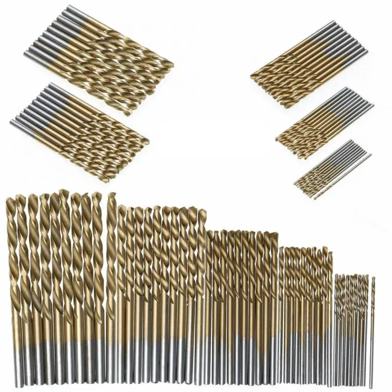230 pc 1-10mm Round Shank Twist Drill Bit Set Titanium Coated Hole Cutter High Speed Steel Gun Drill Bit Woodworking Metal Tool
230 pc 1-10mm Round Shank Twist Drill Bit Set Titanium Coated Hole Cutter High Speed Steel Gun Drill Bit Woodworking Metal Tool