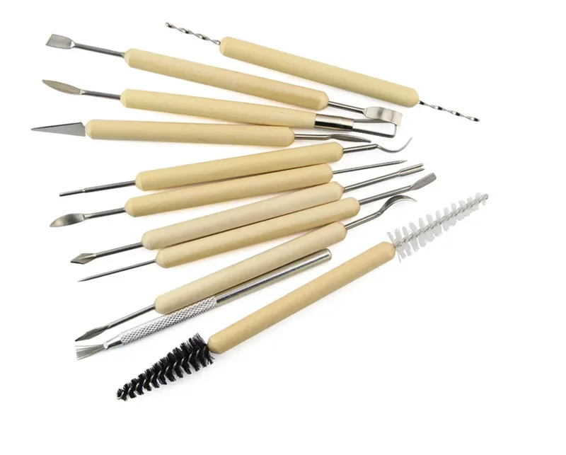 11pcs Clay Sculpting Tools Kit Sculpt Smoothing Wax Carving Pottery Ceramic Tools Polymer Shapers Modeling Carved Tool
11pcs Clay Sculpting Tools Kit Sculpt Smoothing Wax Carving Pottery Ceramic Tools Polymer Shapers Modeling Carved Tool