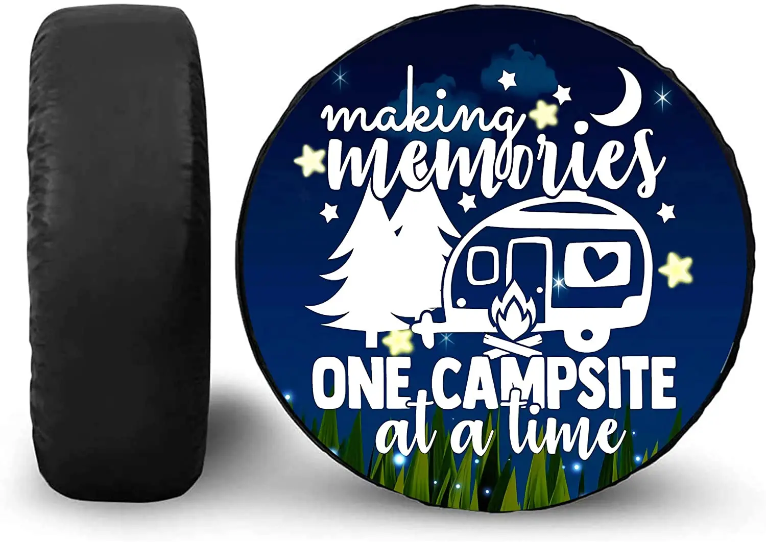 Making Memories Camping Spare Tire Cover Universal Tire Wheel Covers Fit for Camper,Rv, SUV, Trailer, Truck 17inch
Making Memories Camping Spare Tire Cover Universal Tire Wheel Covers Fit for Camper,Rv, SUV, Trailer, Truck 17inch