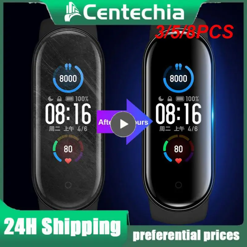 3/5/8PCS Scratch-resistant Protective Cover Explosionproof Anti-fingerprint Hd Film Protect Film For Mi Band 7 6 5 4
3/5/8PCS Scratch-resistant Protective Cover Explosionproof Anti-fingerprint Hd Film Protect Film For Mi Band 7 6 5 4