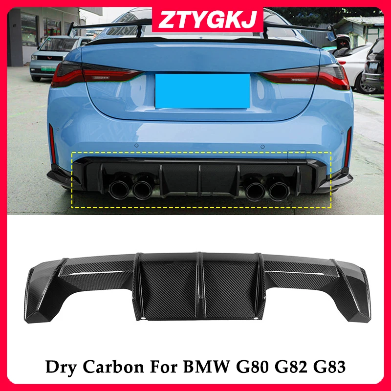 Replacement Type Dry Carbon Fiber Material Rear Bumper Lip Diffuser For BMW M3 G80 M4 G82 G83 Tuning 2021 Up
Replacement Type Dry Carbon Fiber Material Rear Bumper Lip Diffuser For BMW M3 G80 M4 G82 G83 Tuning 2021 Up