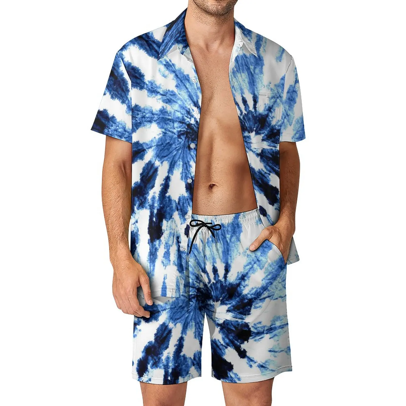 Blue Swirl Tie Dye Men Sets Abstract Print Casual Shirt Set Trendy Beachwear Shorts Short-Sleeve Suit 2 Piece Clothes Plus Size
Blue Swirl Tie Dye Men Sets Abstract Print Casual Shirt Set Trendy Beachwear Shorts Short-Sleeve Suit 2 Piece Clothes Plus Size