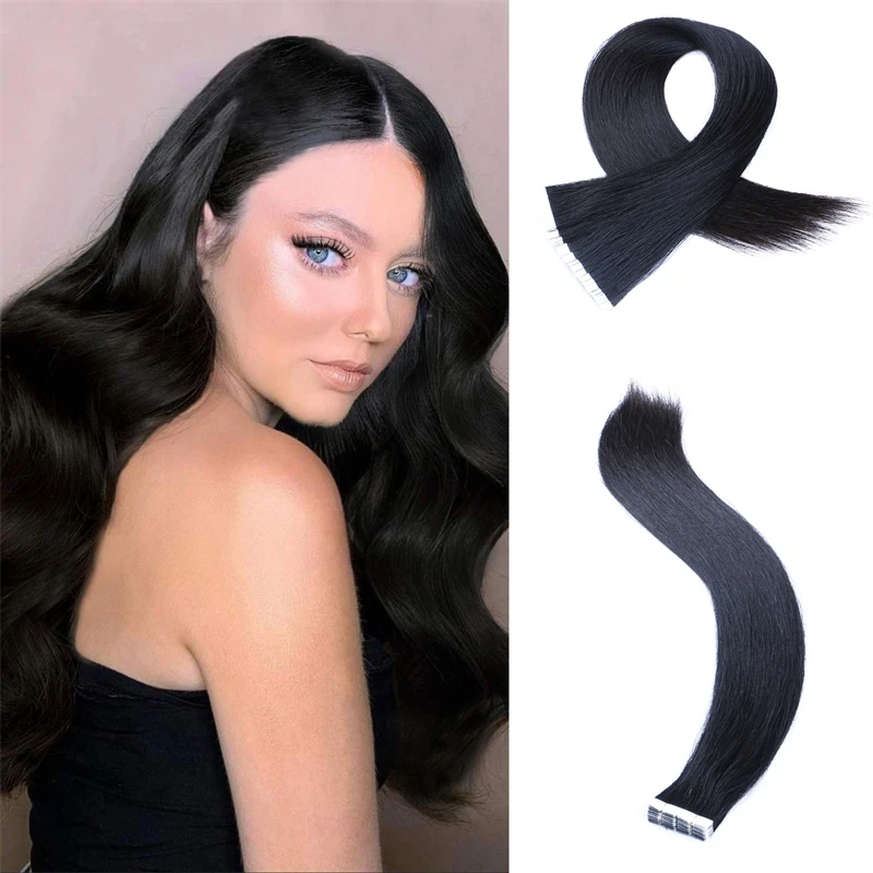 Black Tape In Human Hair Extensions Skin Weft Hair Extensions Adhesive Invisible Natural Silky Straight Human Hair
Black Tape In Human Hair Extensions Skin Weft Hair Extensions Adhesive Invisible Natural Silky Straight Human Hair
