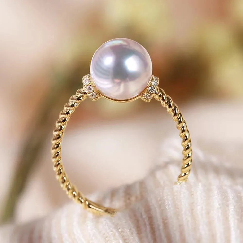 Classic Rings Resizable Design Rings Base 18K Gold-Plating Pearl Rings Settings Women DIY Pearl Rings Accessory No Pearl
Classic Rings Resizable Design Rings Base 18K Gold-Plating Pearl Rings Settings Women DIY Pearl Rings Accessory No Pearl