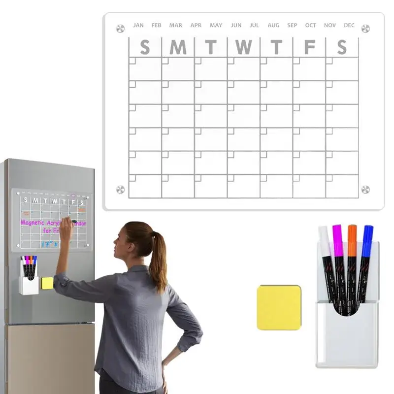 Magnetic Dry Erase Board Acrylic Clear Dry Erase Calendar For Refrigerator Magnetic For Office Home Company
Magnetic Dry Erase Board Acrylic Clear Dry Erase Calendar For Refrigerator Magnetic For Office Home Company