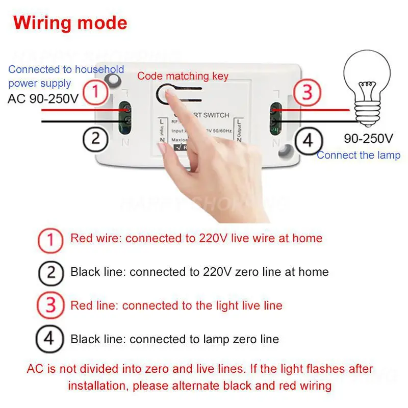 Household Free Stickers Smart Switch Switches Module For Kitchen Waste Processor Controller Free Wiring 433mhz Wireless For Diy
Household Free Stickers Smart Switch Switches Module For Kitchen Waste Processor Controller Free Wiring 433mhz Wireless For Diy