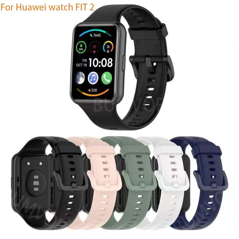 Silicone Band For Huawei Watch FIT 2 Strap Smartwatch Accessorie Replacement Wrist bracelet correa huawei watch fit New Strap
Silicone Band For Huawei Watch FIT 2 Strap Smartwatch Accessorie Replacement Wrist bracelet correa huawei watch fit New Strap