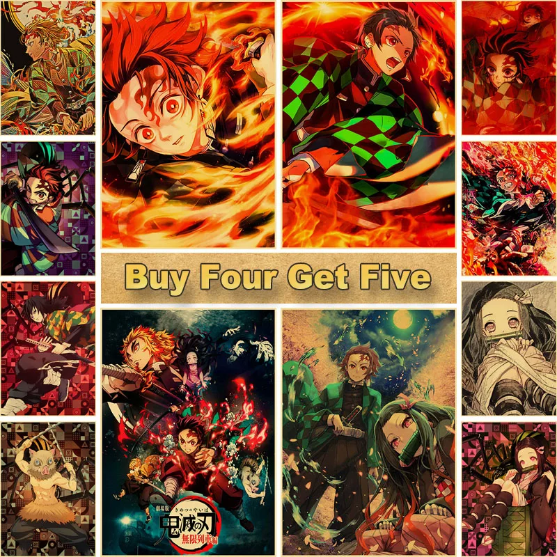 Japanese Anime Posters Demon Slayer Poster Modern Home Decor Art Painting Bedroom Room Bar Wall Decorative Picture
Japanese Anime Posters Demon Slayer Poster Modern Home Decor Art Painting Bedroom Room Bar Wall Decorative Picture