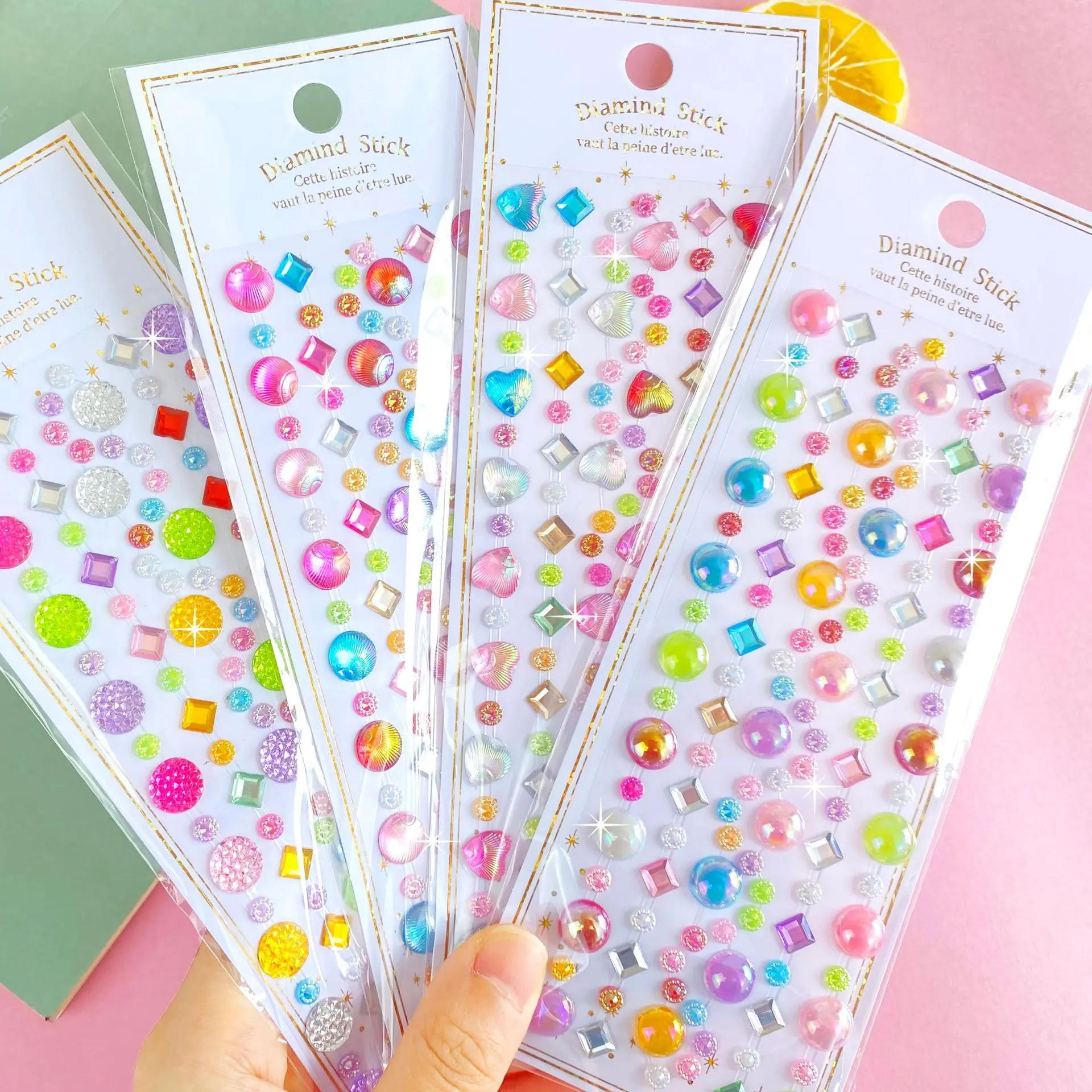 Kindergarten children reward three-dimensional diamond crystal gem love color cute creative shiny diy stickers shiny beautiful
Kindergarten children reward three-dimensional diamond crystal gem love color cute creative shiny diy stickers shiny beautiful
