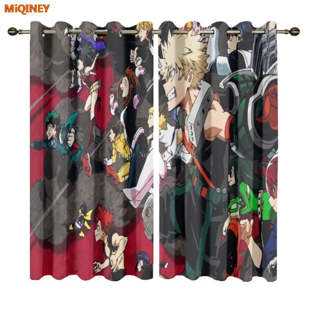 MiQINEY Customized Manga Blackout Window Curtains Anime My Hero Academia Printing Polyester Curtain for Bedroom living Room
MiQINEY Customized Manga Blackout Window Curtains Anime My Hero Academia Printing Polyester Curtain for Bedroom living Room