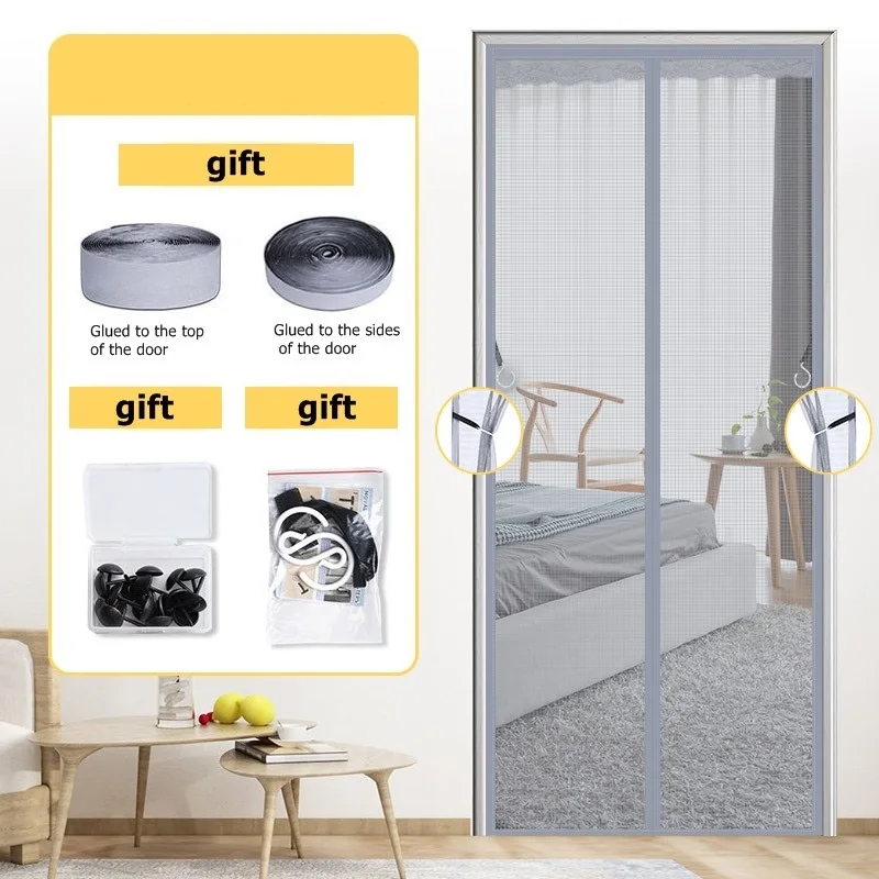 Summer Anti Mosquito Insect Door Curtain Side Open Magnetic Kitchen Door Screen Curtains Bedroom Breathable Mesh Door Curtain
Summer Anti Mosquito Insect Door Curtain Side Open Magnetic Kitchen Door Screen Curtains Bedroom Breathable Mesh Door Curtain