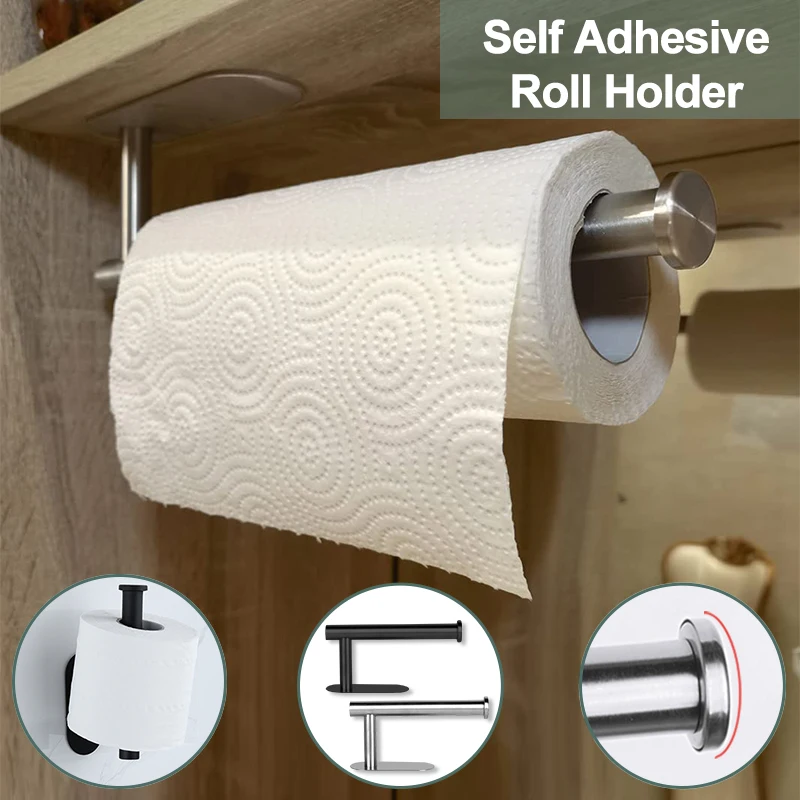 Adhesive Stainless Steel Paper Towel Holder No Punch Wall Mount Paper Roll Holder Home Bathroom Kitchen No Drill Tissue Hanger
Adhesive Stainless Steel Paper Towel Holder No Punch Wall Mount Paper Roll Holder Home Bathroom Kitchen No Drill Tissue Hanger