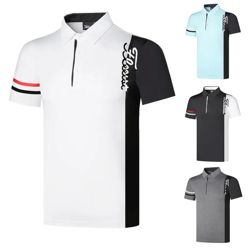 New Men's Golf Shirt Summer Sports Golf Apparel Short Sleeve T-shirt Quick Dry Breathable Polo Shirts for Men Golf Wear
New Men's Golf Shirt Summer Sports Golf Apparel Short Sleeve T-shirt Quick Dry Breathable Polo Shirts for Men Golf Wear