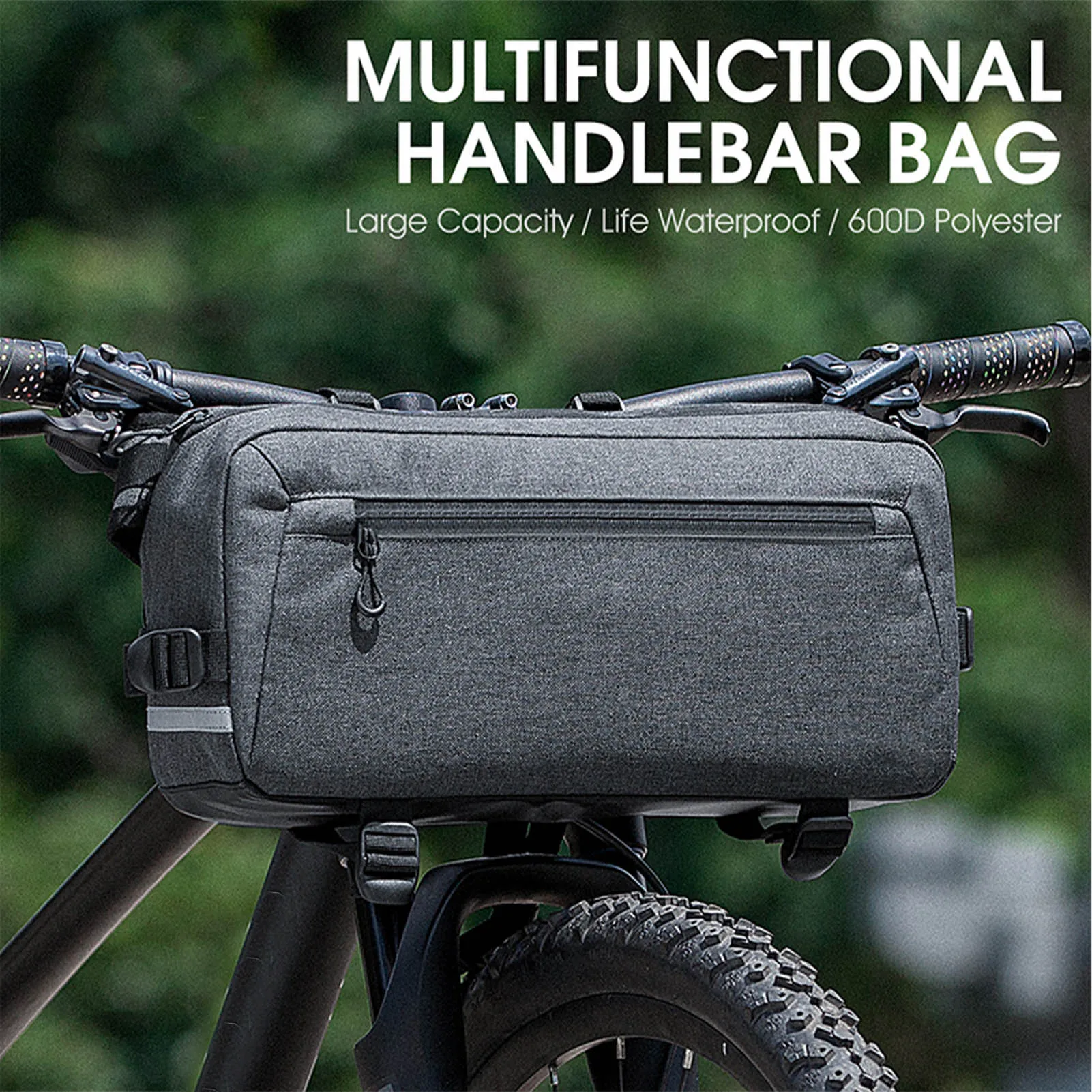 High Reflective Design Large Capacity Diagonal Bag Road Bike Basket Bicycle Frame Bag for Handlebars MTB
High Reflective Design Large Capacity Diagonal Bag Road Bike Basket Bicycle Frame Bag for Handlebars MTB