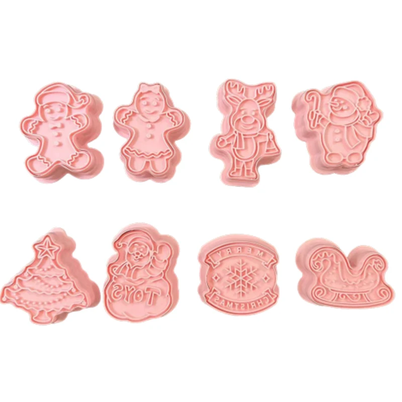 2022 Christmas Cookie Cutter Set 8pcs/set Cookie Plastic Cartoon Pressable Biscuit Mold Cookie Stamps Xmas Baking Pastry Cutters
2022 Christmas Cookie Cutter Set 8pcs/set Cookie Plastic Cartoon Pressable Biscuit Mold Cookie Stamps Xmas Baking Pastry Cutters