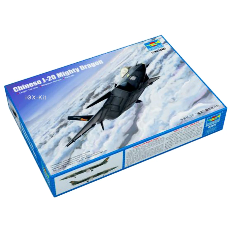 Trumpeter 03923 1/144 Scale PLAAF J20 J-20 Mighty Dragon Fighter Aircraft Plane Assembly Plastic Toy Gift Model Building Kit
Trumpeter 03923 1/144 Scale PLAAF J20 J-20 Mighty Dragon Fighter Aircraft Plane Assembly Plastic Toy Gift Model Building Kit