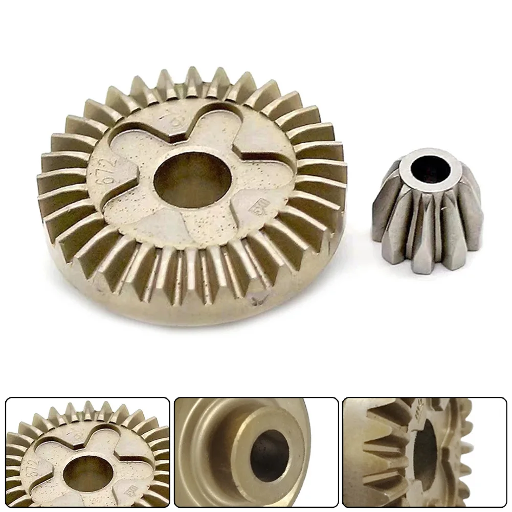 2pc Angle Grinder Gear Straight Helical Tooth Spiral Bevel Gear Set Steel For GWS6-100 Angle Grinder Power Tool Accessories
2pc Angle Grinder Gear Straight Helical Tooth Spiral Bevel Gear Set Steel For GWS6-100 Angle Grinder Power Tool Accessories