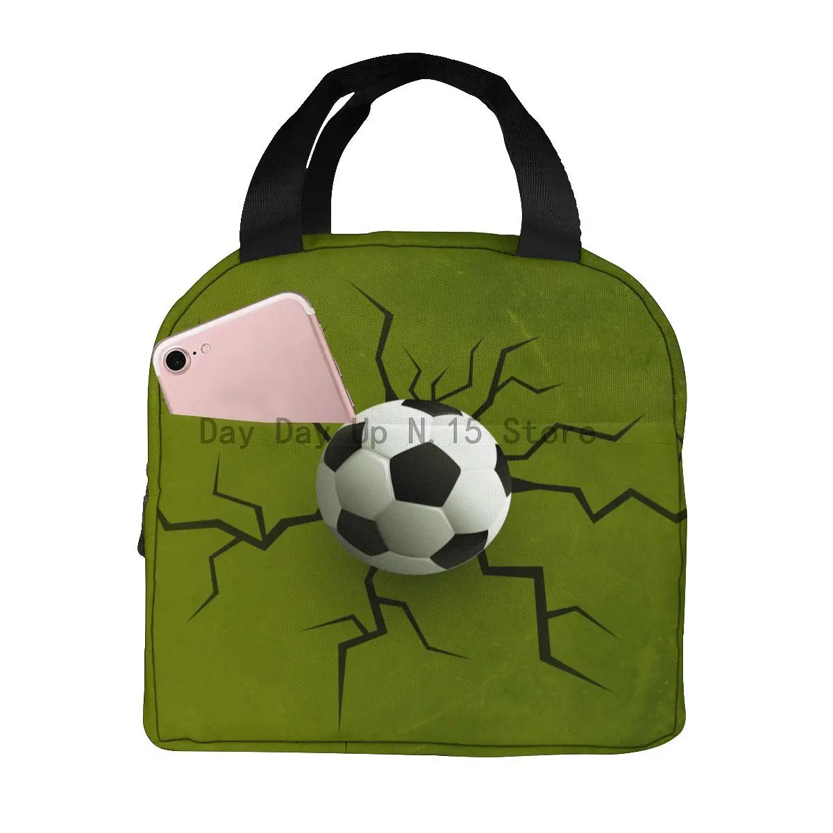 Football Ball With Wall Crack Cooler Lunch Box Portable Insulated Lunch Bag Thermal Food Picnic Lunch Bags
Football Ball With Wall Crack Cooler Lunch Box Portable Insulated Lunch Bag Thermal Food Picnic Lunch Bags