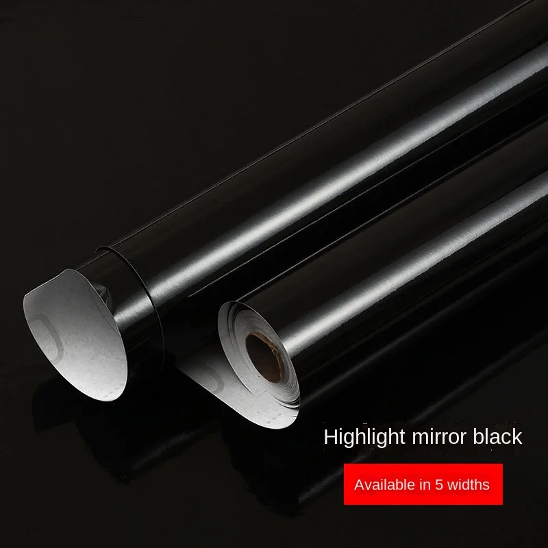 10M Black High-gloss Wardrobe Desktop Stickers Furniture Renovation Wallpaper Self-adhesive Waterproof Wall Stickers Papel Pared
10M Black High-gloss Wardrobe Desktop Stickers Furniture Renovation Wallpaper Self-adhesive Waterproof Wall Stickers Papel Pared