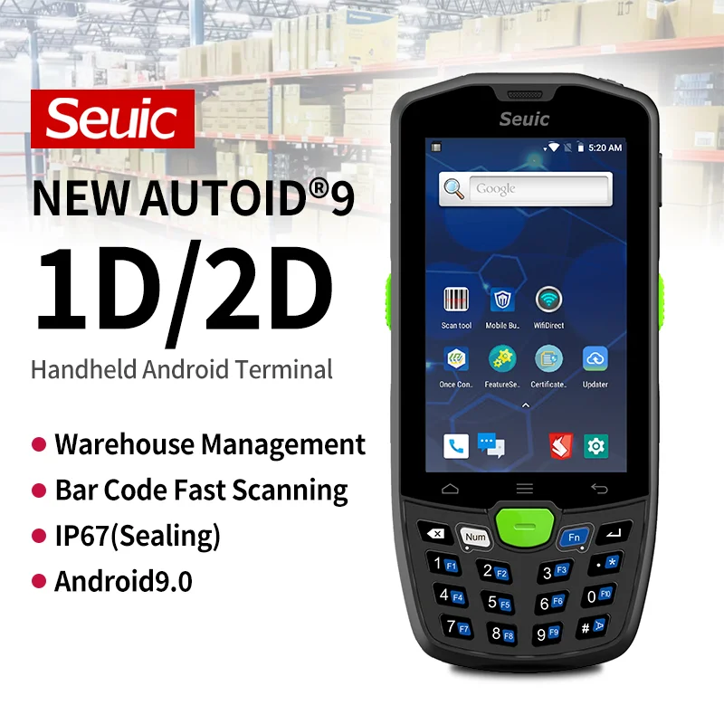 Seuic 4 inch Mini Portable Data Collector Terminal with 4G WiFi GPS Bluetooth NFC 1D 2D Barcode Scanner Android Handheld PDA 3GB
Seuic 4 inch Mini Portable Data Collector Terminal with 4G WiFi GPS Bluetooth NFC 1D 2D Barcode Scanner Android Handheld PDA 3GB