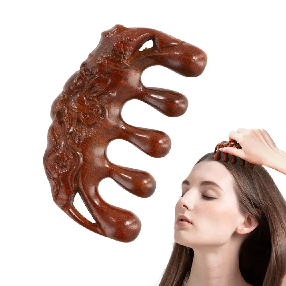 Sandalwood Massage Comb Head Meridian Scalp Comb Face Eye Shoulder Neck Scraping Treatment Hair Loss Anti-static Wide Tooth Comb
Sandalwood Massage Comb Head Meridian Scalp Comb Face Eye Shoulder Neck Scraping Treatment Hair Loss Anti-static Wide Tooth Comb