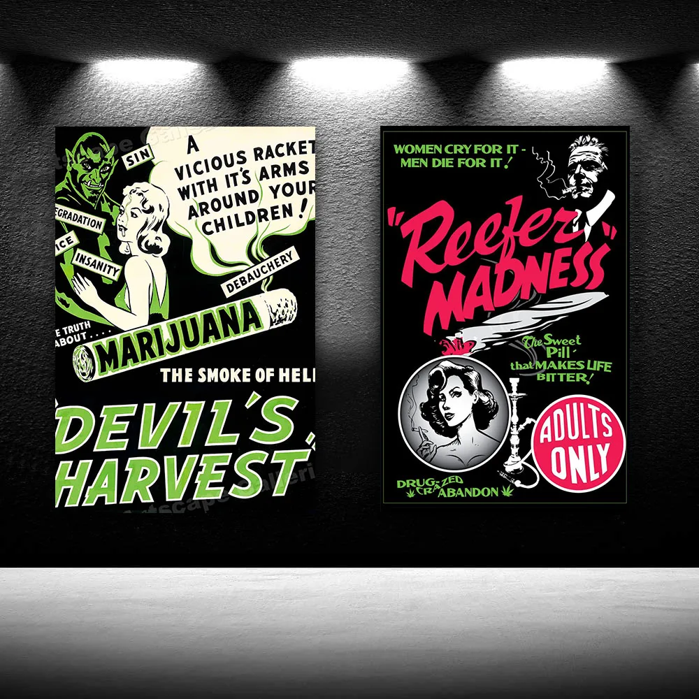 Devil's Harvest Vintage Movie Poster HD Reefer Madness Print Canvas Poster Bedroom Decor Sports Landscape Room Decor Poster Gift
Devil's Harvest Vintage Movie Poster HD Reefer Madness Print Canvas Poster Bedroom Decor Sports Landscape Room Decor Poster Gift