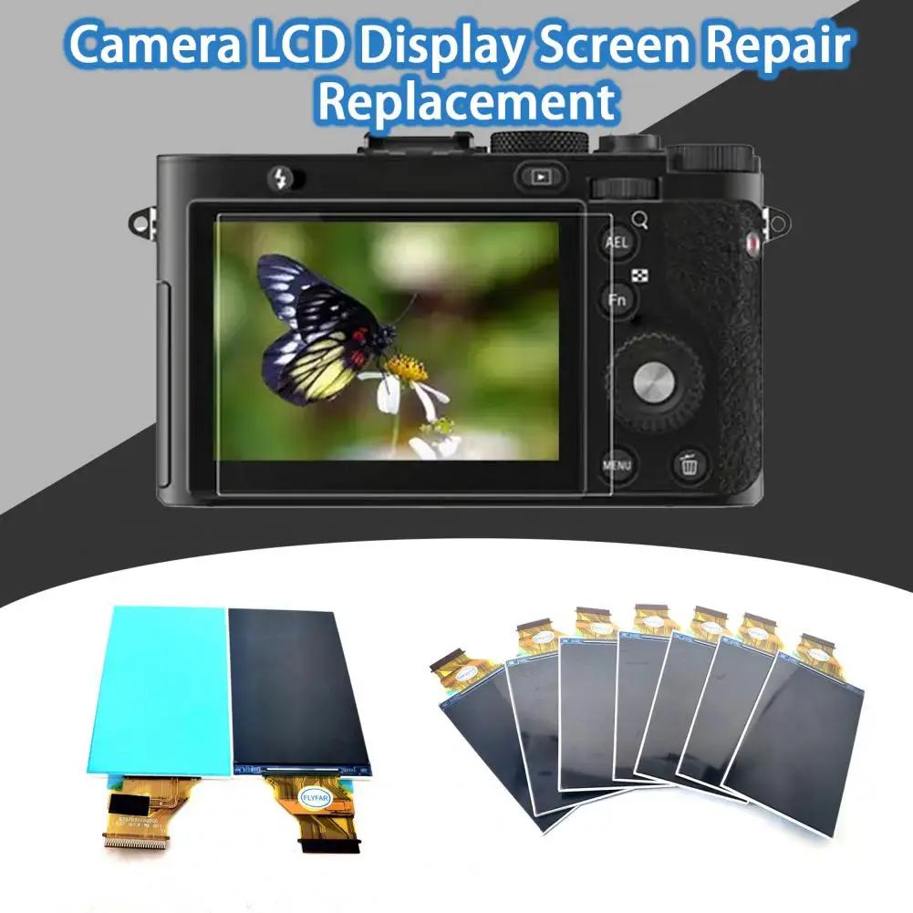 Camera LCD Display Screen Compact HD-compatible Glass Digital Camera Display Screen Replacement
Camera LCD Display Screen Compact HD-compatible Glass Digital Camera Display Screen Replacement
