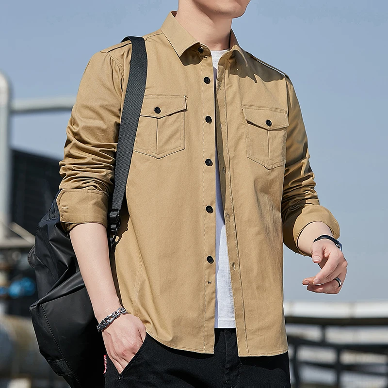 2022 New Men's Shirts Men's Loose Casual Workwear Shirts Men's Cotton Washed Coat Jackets Male Comfortable Men's Fashion Shirts
2022 New Men's Shirts Men's Loose Casual Workwear Shirts Men's Cotton Washed Coat Jackets Male Comfortable Men's Fashion Shirts
