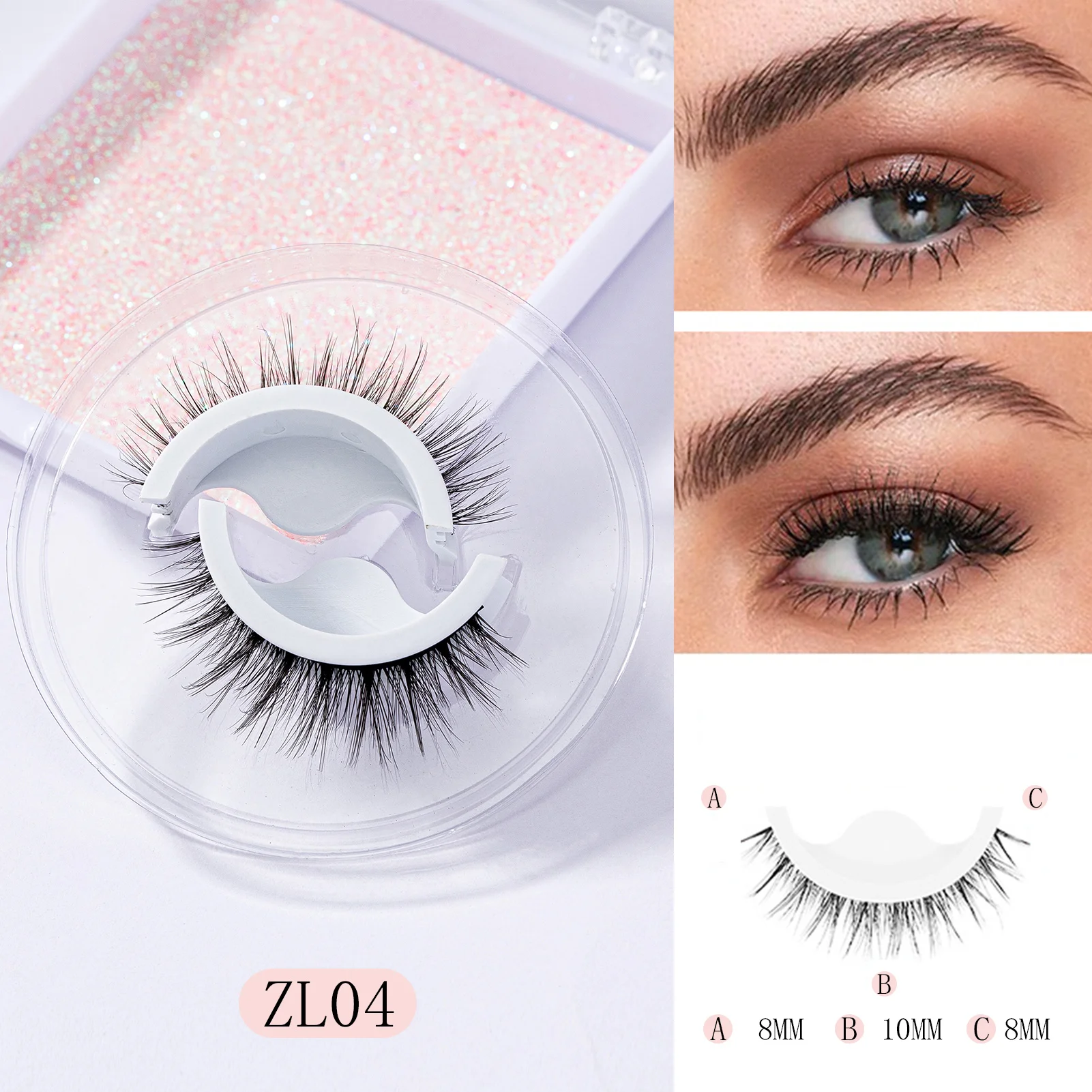Self Adhesive False Eyelashes Long Dramatic Thick Soft Light Lashes Manga Eyes for Daily Office Everyday Use SOYW889
Self Adhesive False Eyelashes Long Dramatic Thick Soft Light Lashes Manga Eyes for Daily Office Everyday Use SOYW889