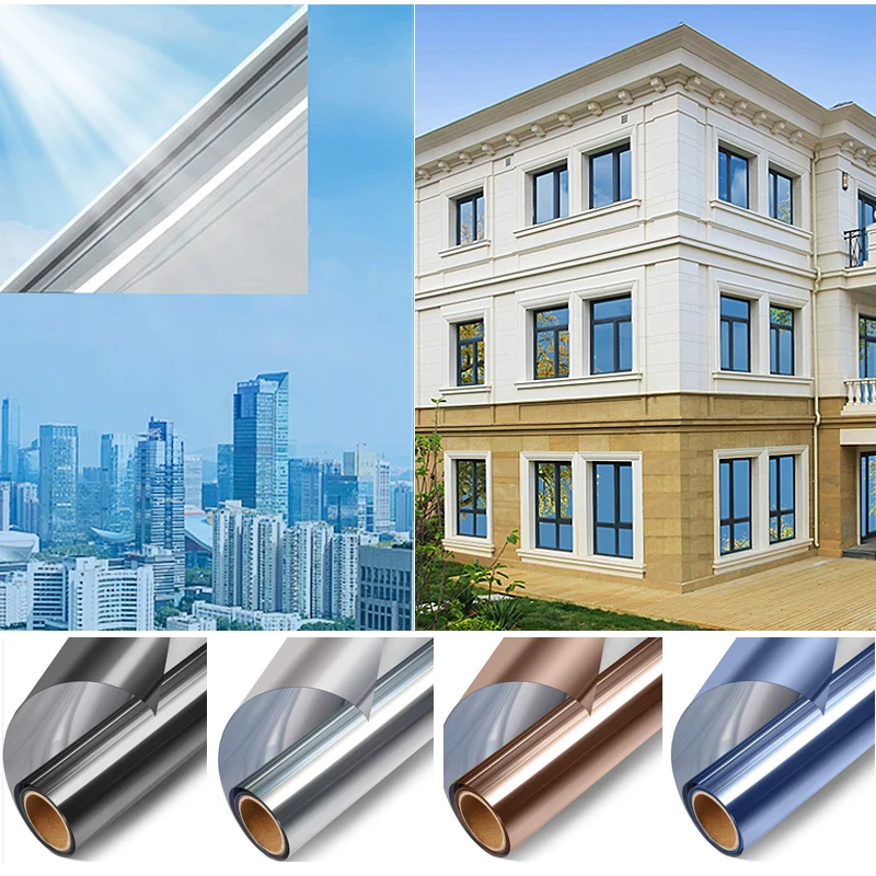 Multi-size one-way mirror window film window privacy film sunscreen glass sticker reflective film self-adhesive window sticker
Multi-size one-way mirror window film window privacy film sunscreen glass sticker reflective film self-adhesive window sticker