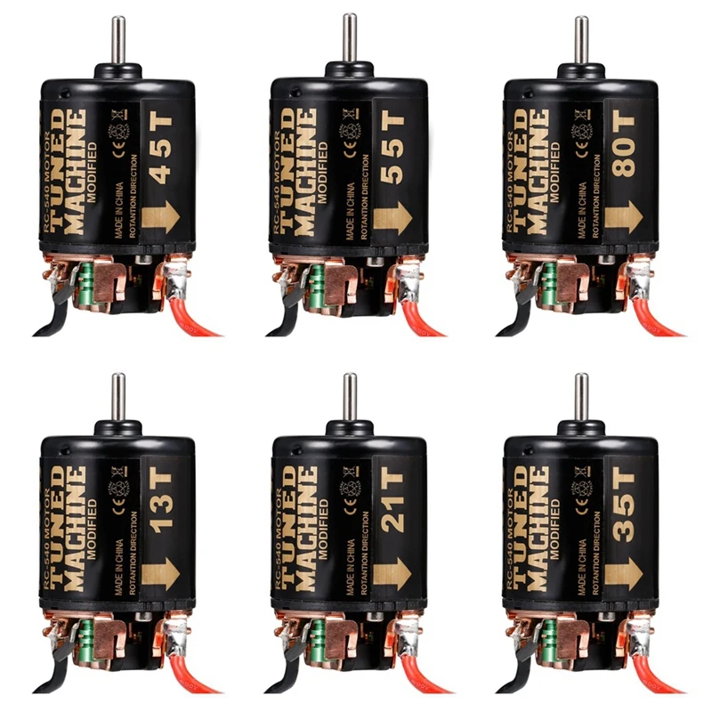 540 Brushed Motor Waterproof For 1/10 RC Car Crawler Axial SCX10 Traxxas TRX4 Redcat Gen8 Model Car Parts ,13T
540 Brushed Motor Waterproof For 1/10 RC Car Crawler Axial SCX10 Traxxas TRX4 Redcat Gen8 Model Car Parts ,13T