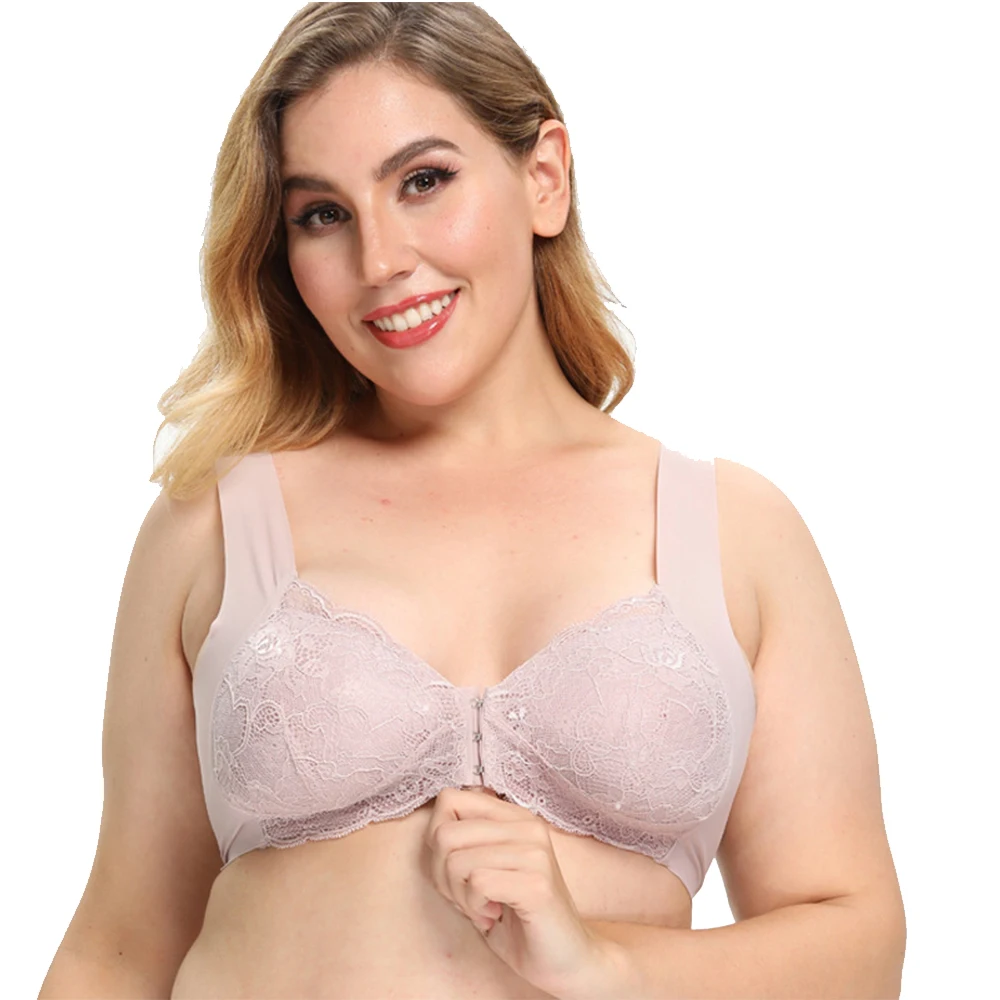 Syncshaping W188 Women BIg Size Bra Sexy Bralette Crop Top Underwear Push Up Seamless Bra Lace Front Closure Feamale Lingerie
Syncshaping W188 Women BIg Size Bra Sexy Bralette Crop Top Underwear Push Up Seamless Bra Lace Front Closure Feamale Lingerie