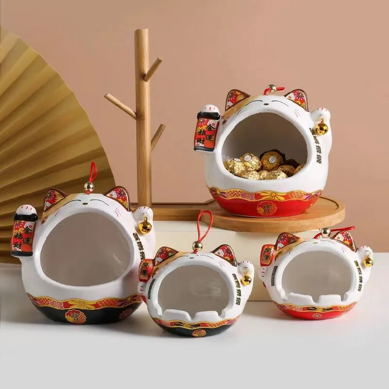 Ceramic Lucky Cat Storage Ornament Multifunction Cat Decoration Home Decor Rustic Home Decor Ceramic Cat Ornaments
Ceramic Lucky Cat Storage Ornament Multifunction Cat Decoration Home Decor Rustic Home Decor Ceramic Cat Ornaments