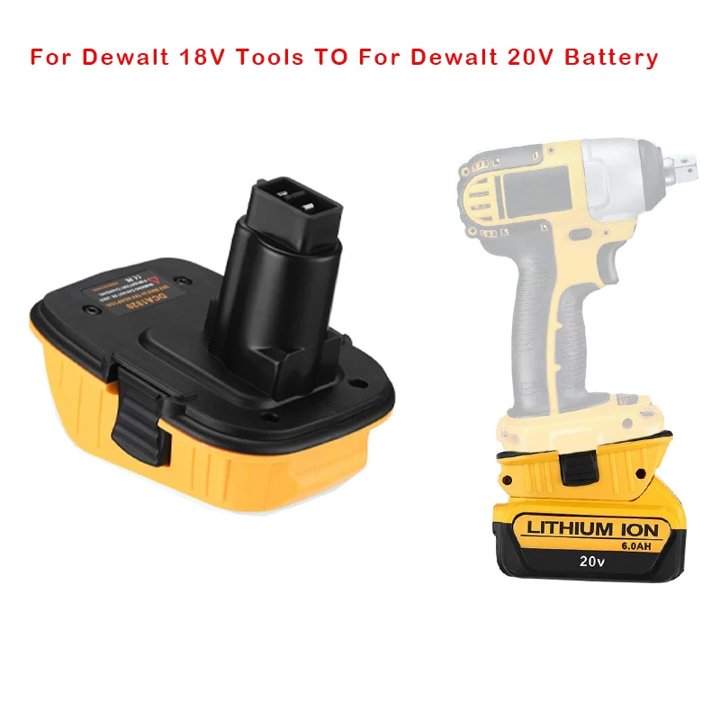 For Dewalt 18V Tools Convert Dewalt 20V Lithium Battery DCA1820 Battery Adapter Work With Dewalt Max Xr Dcb200 Dcb201 Dcb203
For Dewalt 18V Tools Convert Dewalt 20V Lithium Battery DCA1820 Battery Adapter Work With Dewalt Max Xr Dcb200 Dcb201 Dcb203