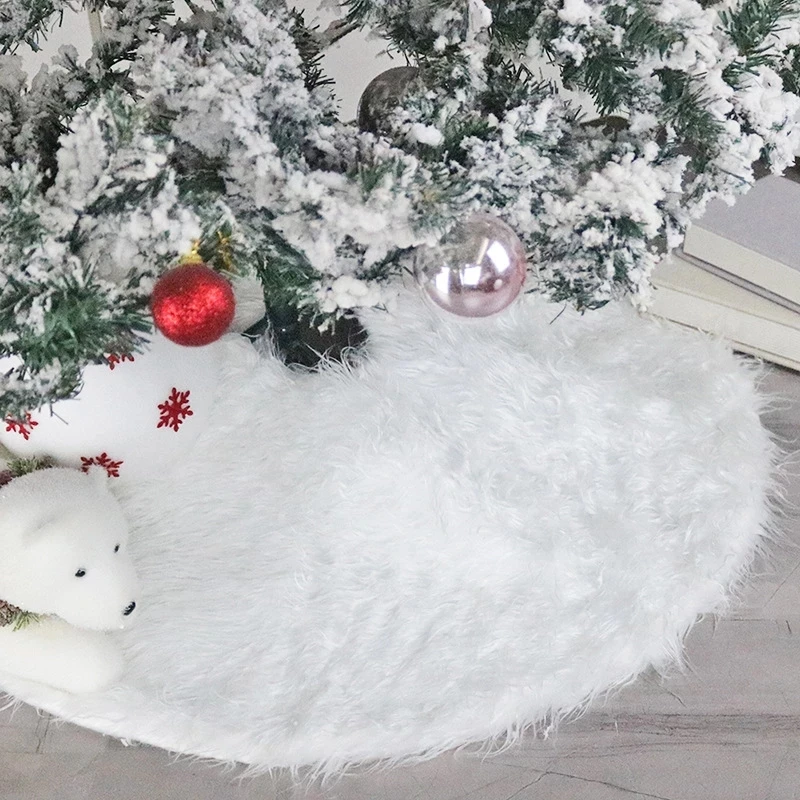 1pc White Christmas Tree Skirt Plush Faux Fur Carpet Xmas Floor Mat Ornaments Wedding Birthday New Year Christmas Tree Decor
1pc White Christmas Tree Skirt Plush Faux Fur Carpet Xmas Floor Mat Ornaments Wedding Birthday New Year Christmas Tree Decor