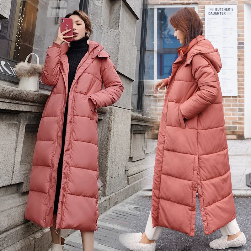 2022 Autumn and Winter New Women's Thickened Padded Coat Hat Detachable Jacket Over The Knee Lengthened Coat Cotton
2022 Autumn and Winter New Women's Thickened Padded Coat Hat Detachable Jacket Over The Knee Lengthened Coat Cotton