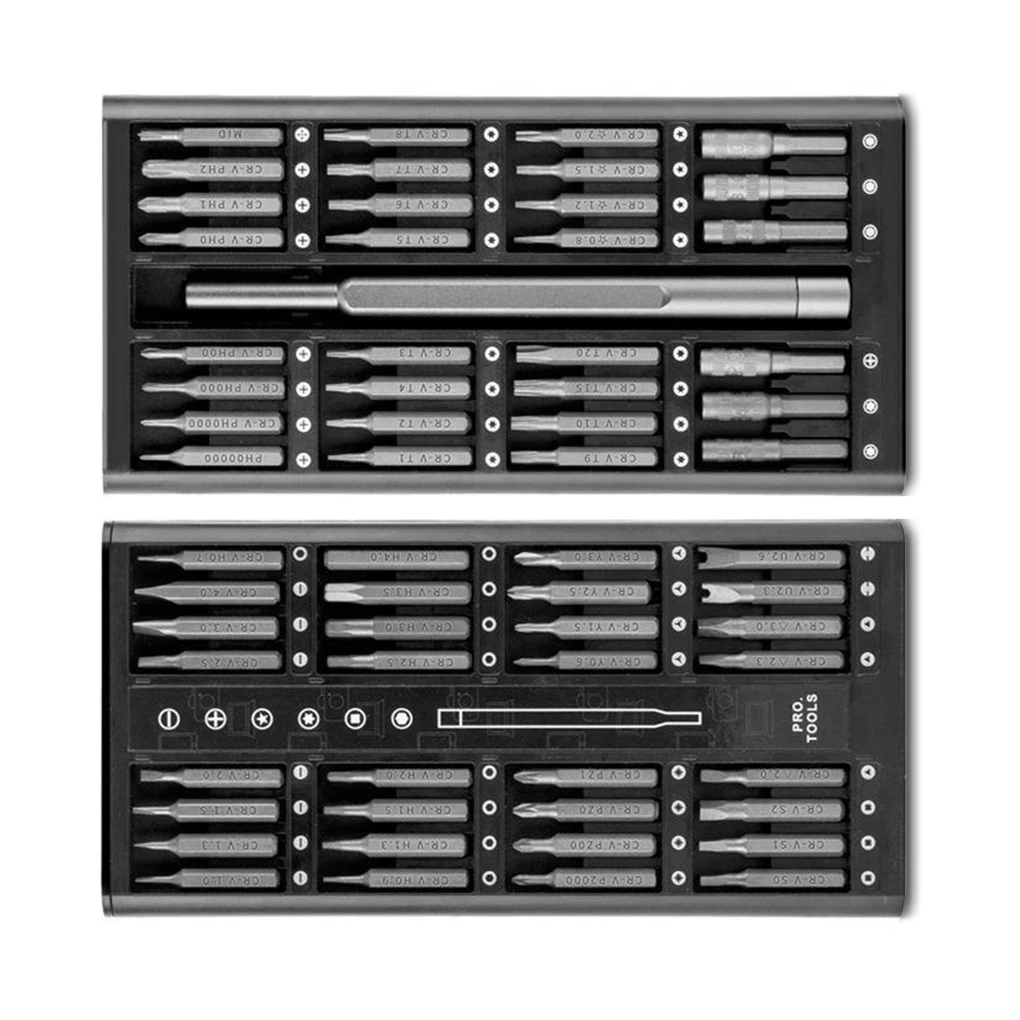63 Pcs/set Screwdrivers Set Portable High Precision Steel Screw Driver Kit Universal Electronic Products Repair Tools
63 Pcs/set Screwdrivers Set Portable High Precision Steel Screw Driver Kit Universal Electronic Products Repair Tools
