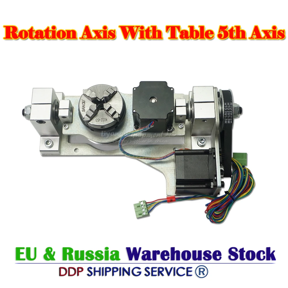 4th Aixs / 5th Axis / A Aixs, Rotation Axis with Table for CNC Engraving Machine Stock in EU Warehouse
4th Aixs / 5th Axis / A Aixs, Rotation Axis with Table for CNC Engraving Machine Stock in EU Warehouse