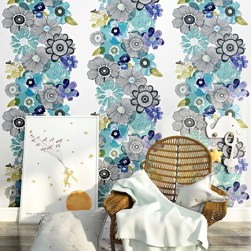 Wallpaper pastoral style small floral warm bedroom living room Nordic wallpaper for living room wall papers home decor
Wallpaper pastoral style small floral warm bedroom living room Nordic wallpaper for living room wall papers home decor