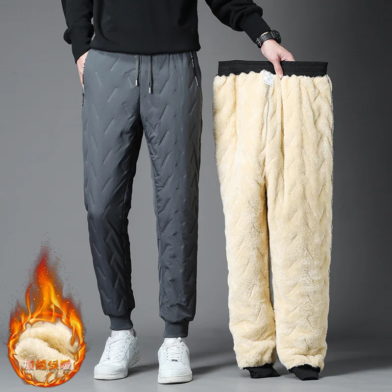 Men's Winter Casual Sports Pants Plush Thicken Thermal Cycling Pants Large Leisure Cotton Pants 2023 Windproof Warm Man Trousers
Men's Winter Casual Sports Pants Plush Thicken Thermal Cycling Pants Large Leisure Cotton Pants 2023 Windproof Warm Man Trousers