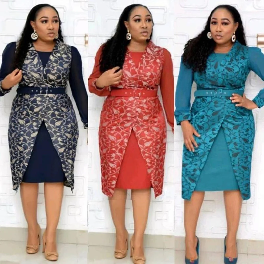 Summer sexy african women v-neck printing polyester plus size knee-length dress suit XL-5XL
Summer sexy african women v-neck printing polyester plus size knee-length dress suit XL-5XL